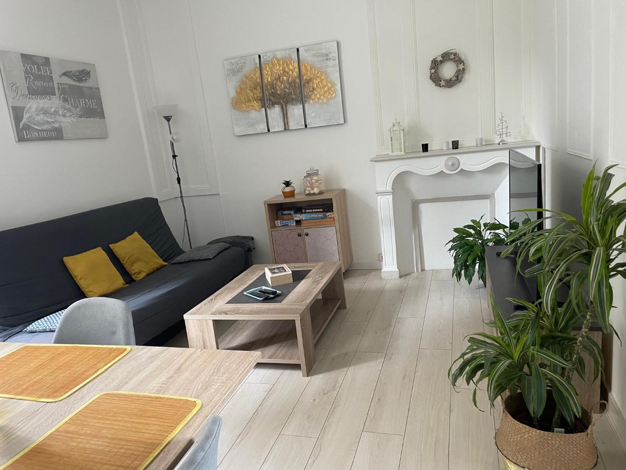 Charmant Appartement T2 Plein Centre Ville Сен-Бриё Экстерьер фото
